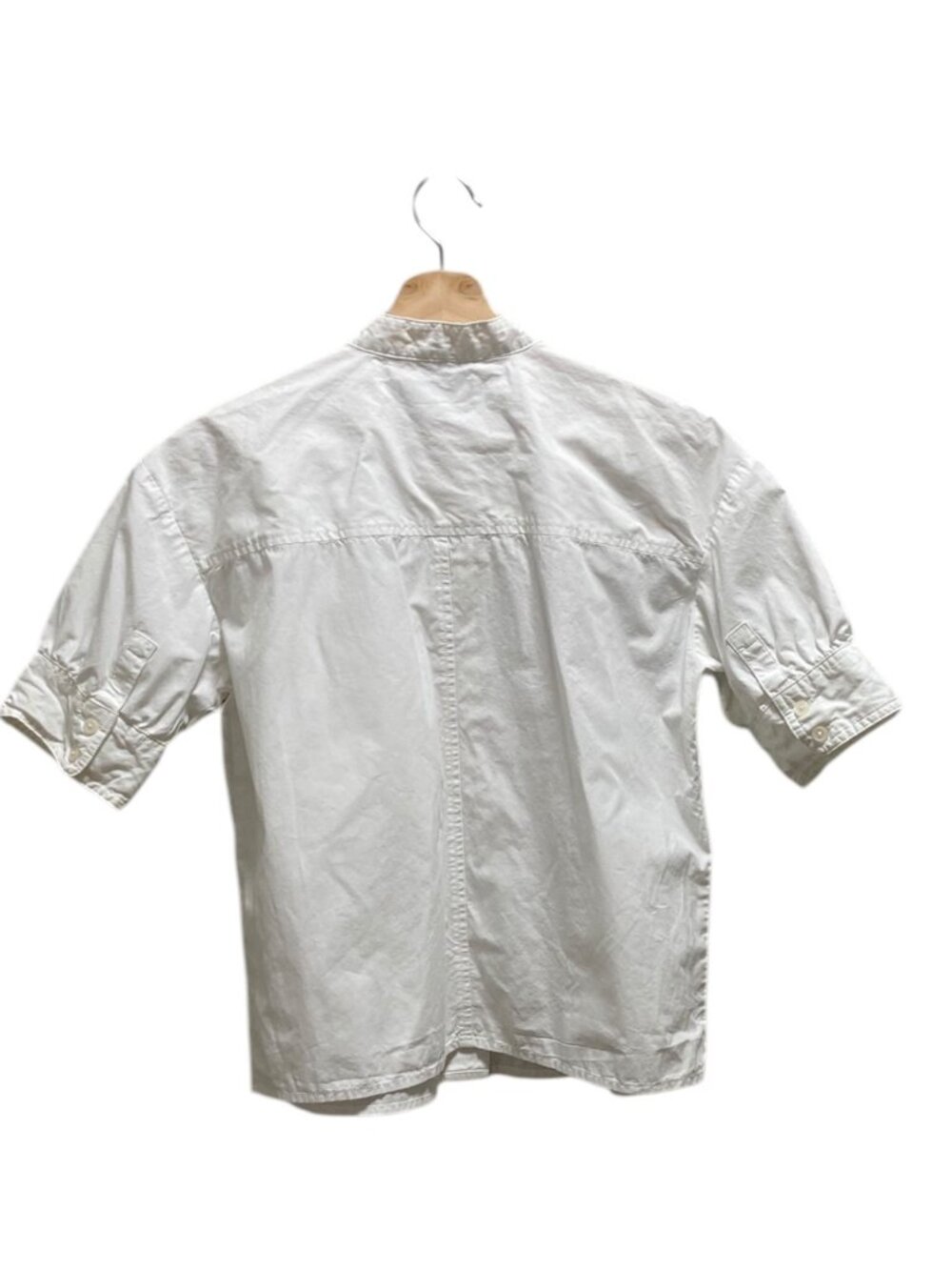 Banana Republic Button Down Shirt White Size S Minimalist Preppy Old Money Cute - Picture 14 of 16